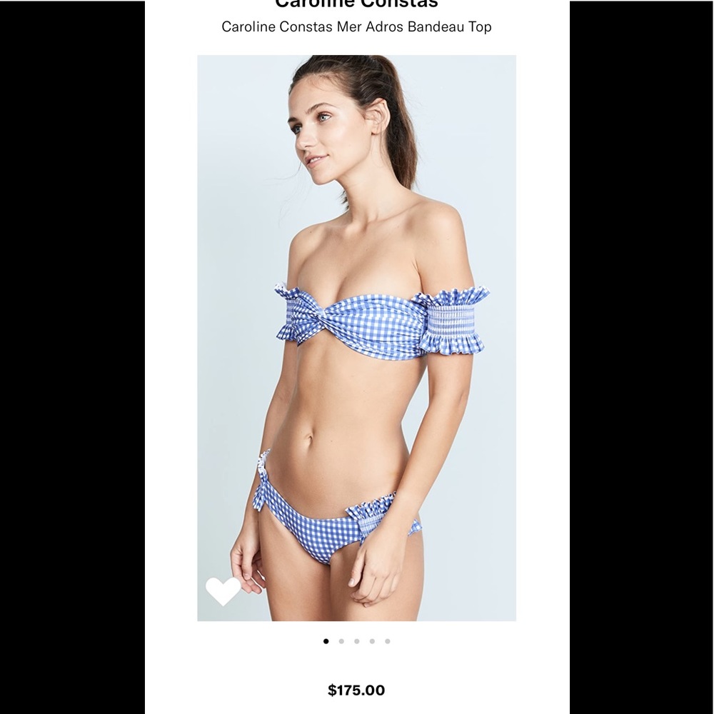 Caroline Constas Bikini Bandeau